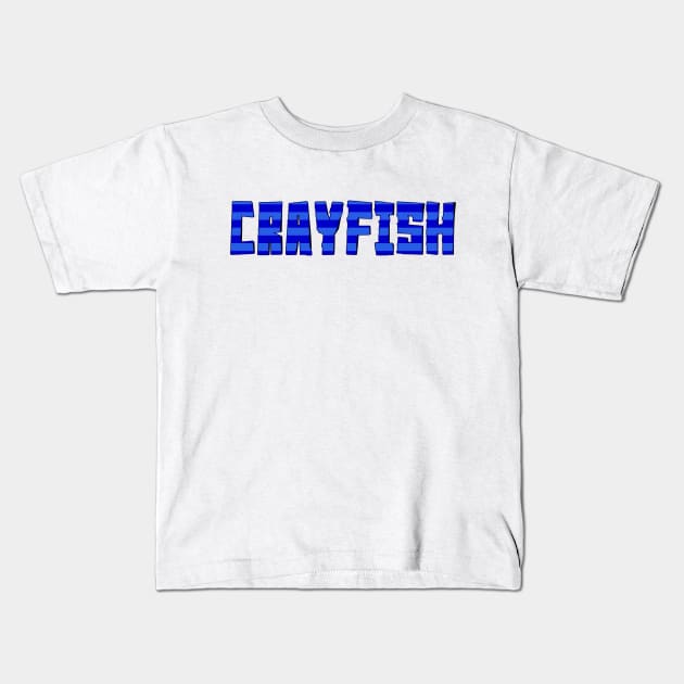 Crayfish Kids T-Shirt by stefy